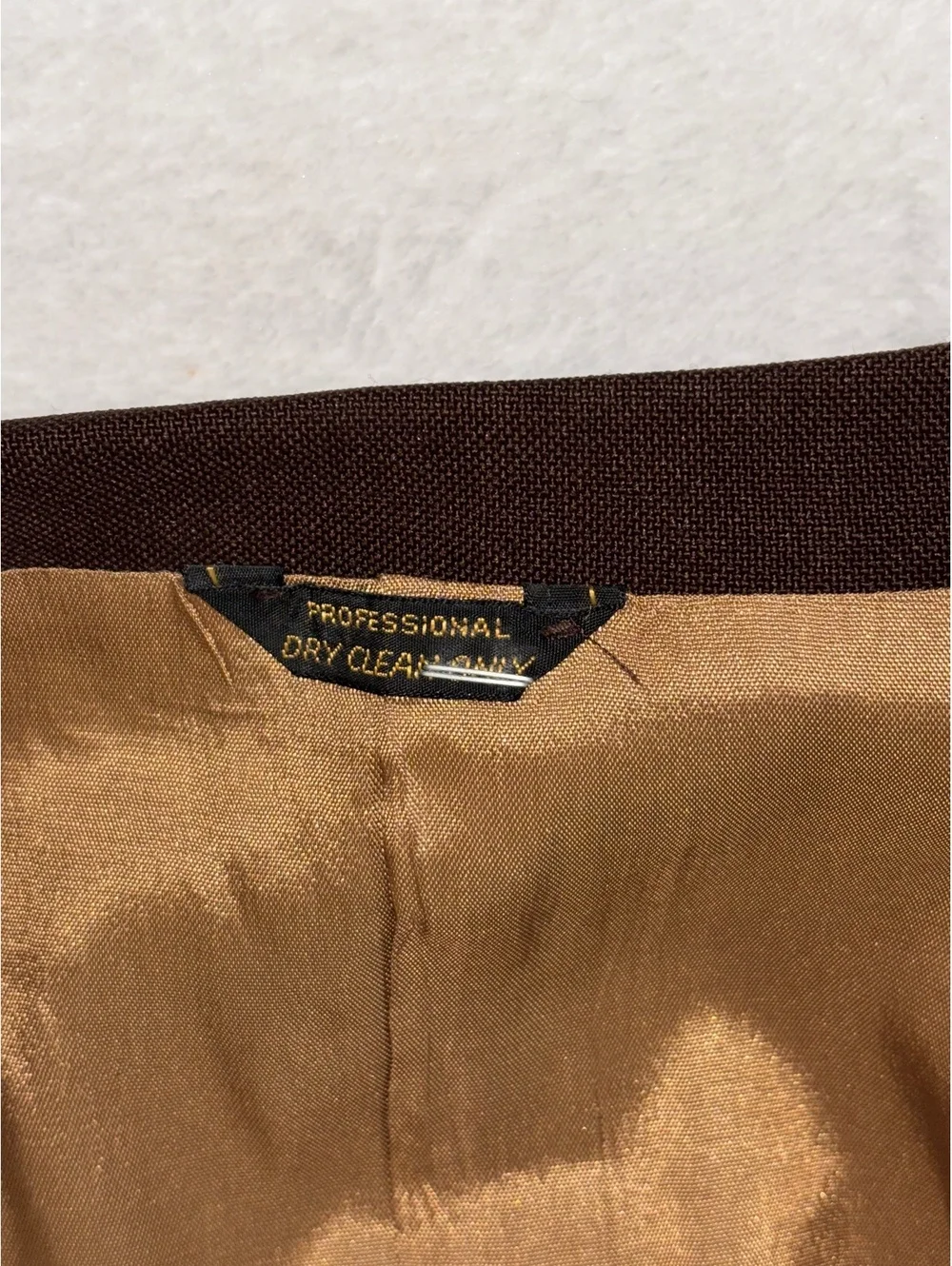 VTG 70s Levis Brown Blazer Jacket Mens 40L
